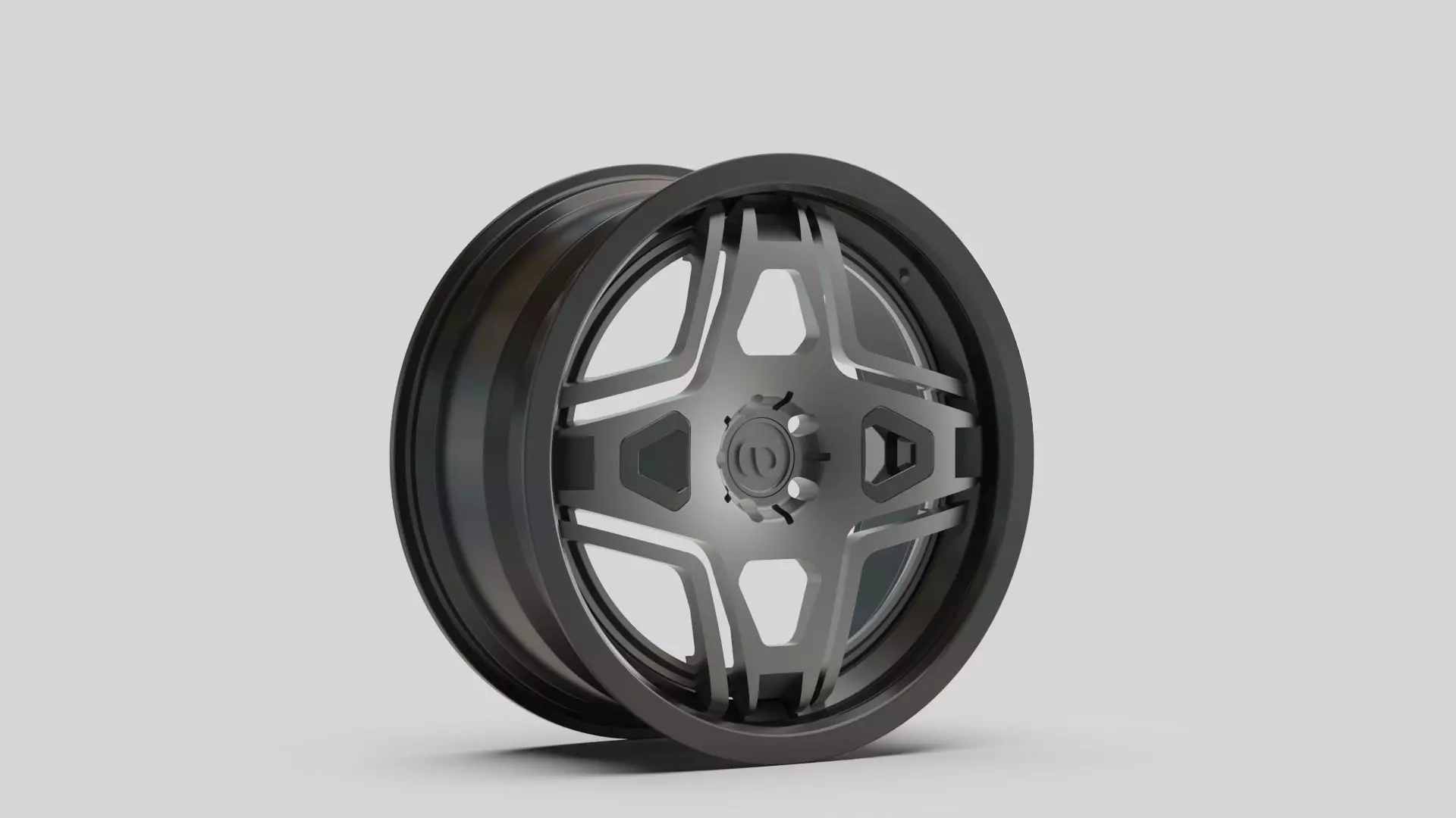 rims auto garage tuning silver  3D model_0