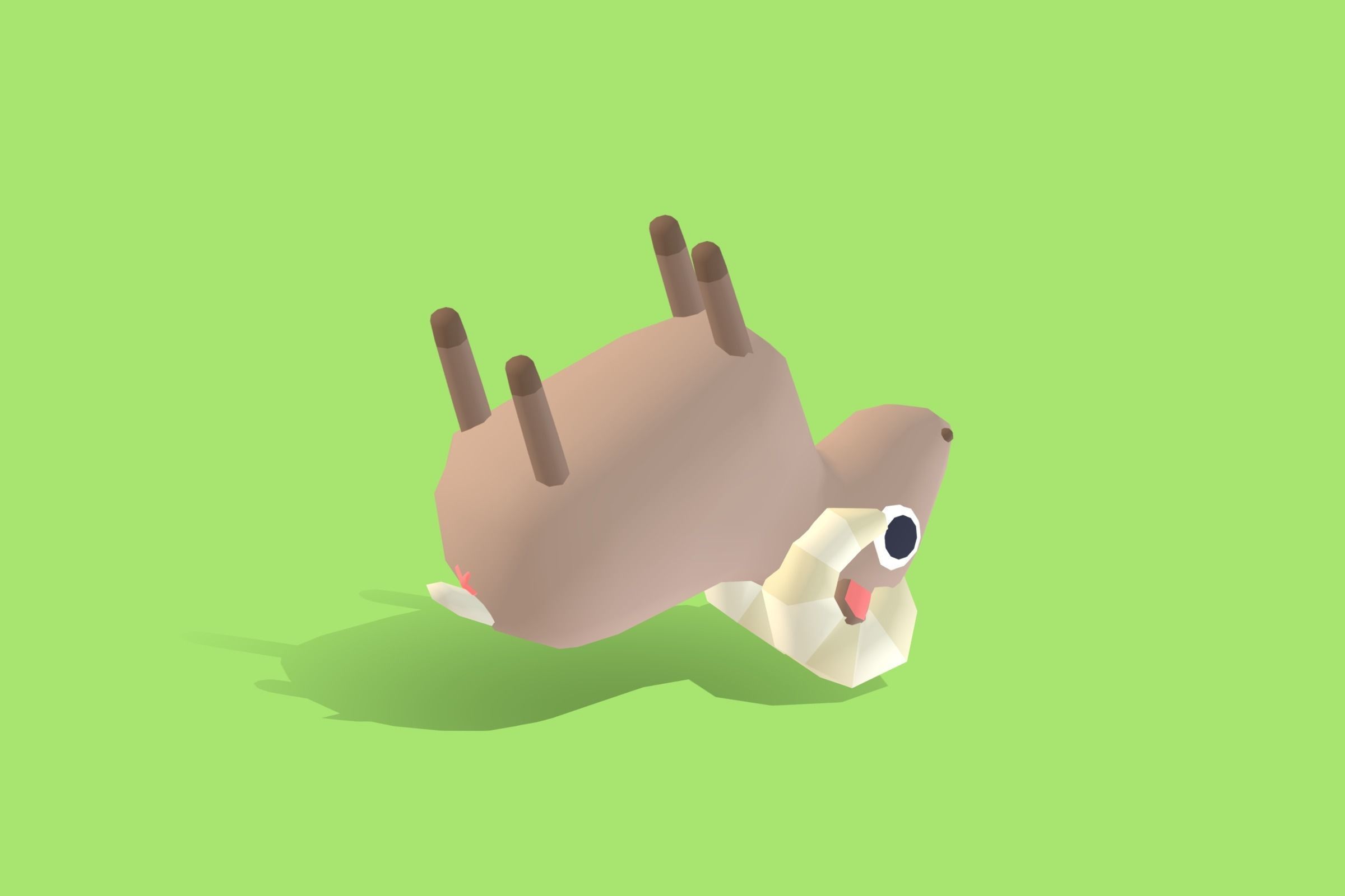 Bighorn - Quirky Series Low-poly 3D model_5