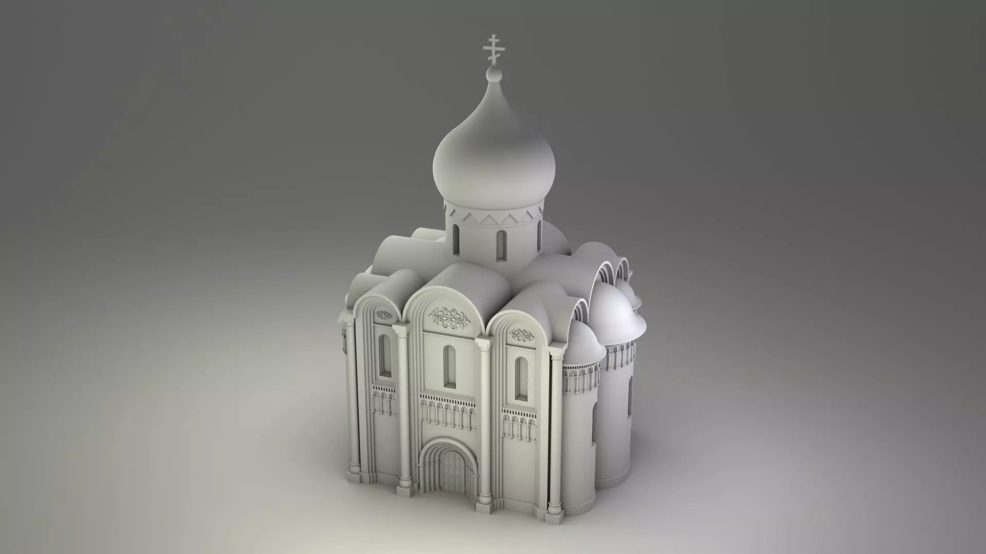 Church 3D print model_0