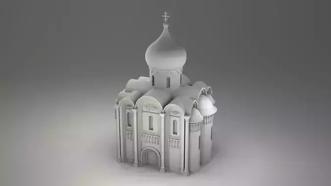 Church 3D print model