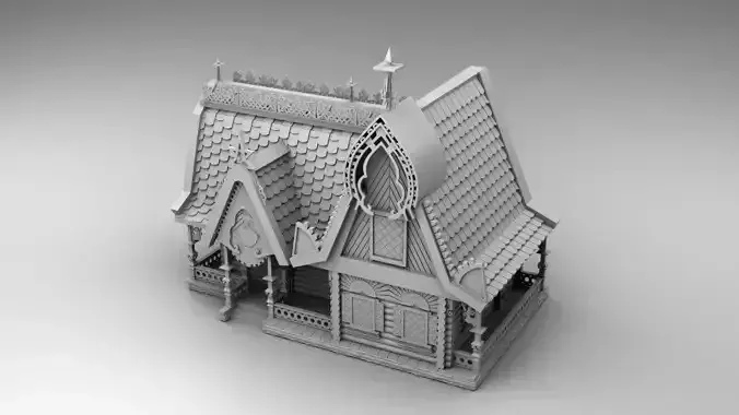 Slavic house 3D print model