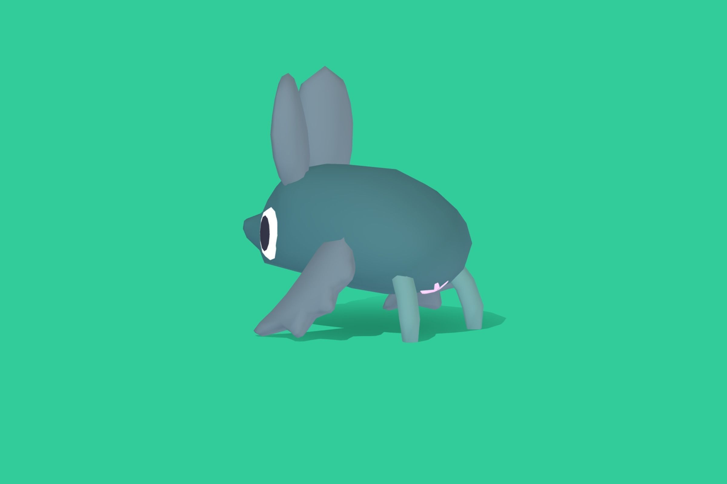 Bat - Quirky Series Low-poly 3D model_1