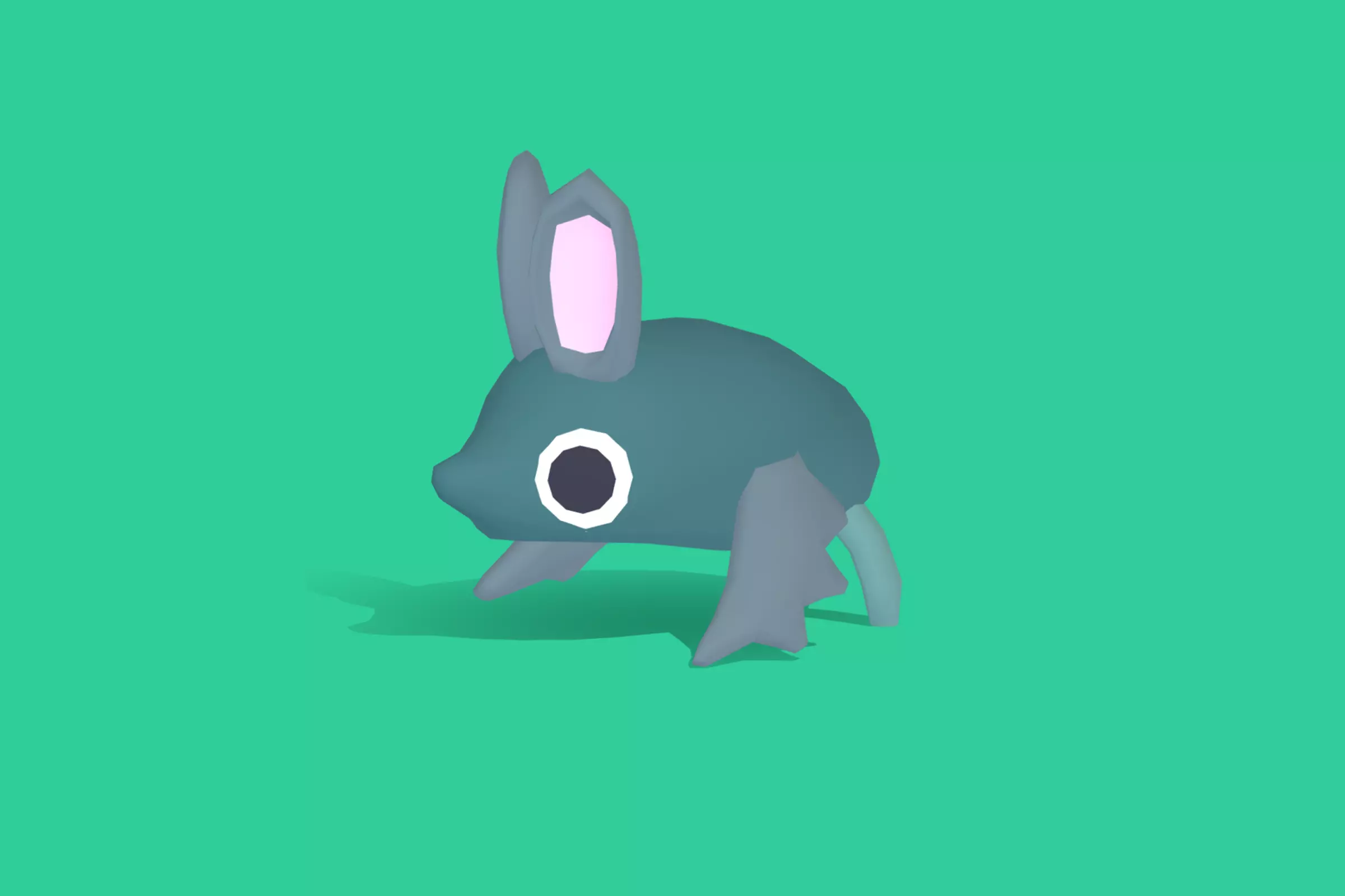 Bat - Quirky Series Low-poly 3D model_0