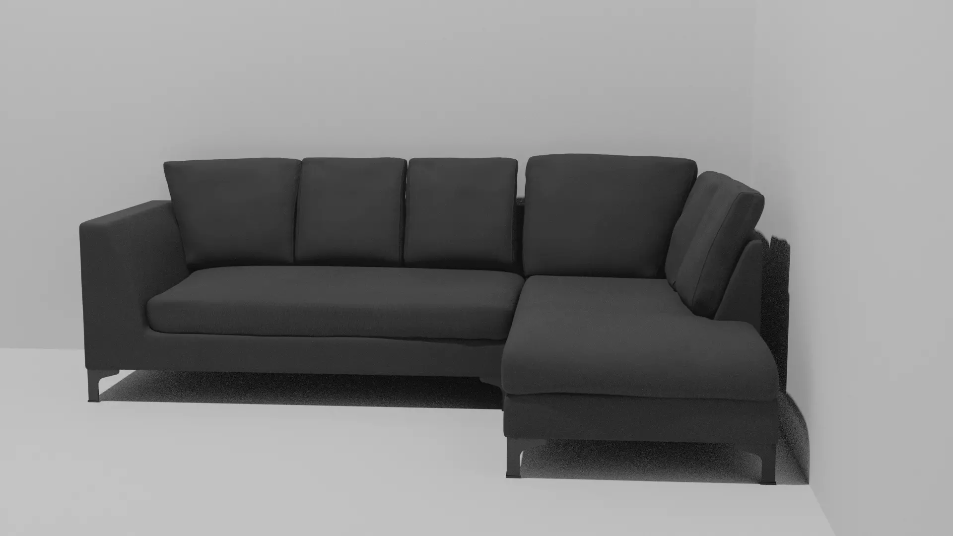 2 sofa collection armchair Low-poly 3D model_0
