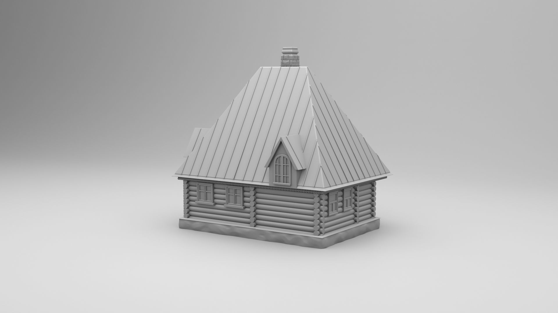 Small house 3D print model_1