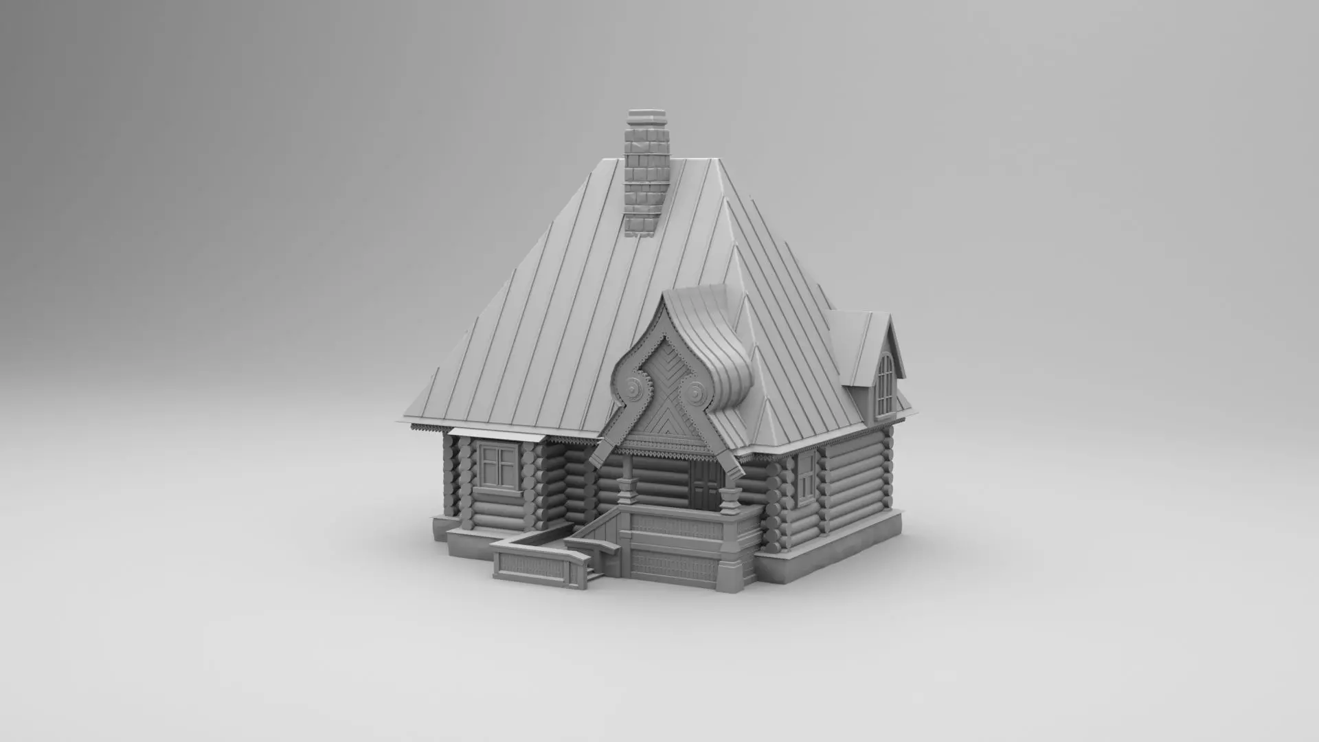 Small house 3D print model_0