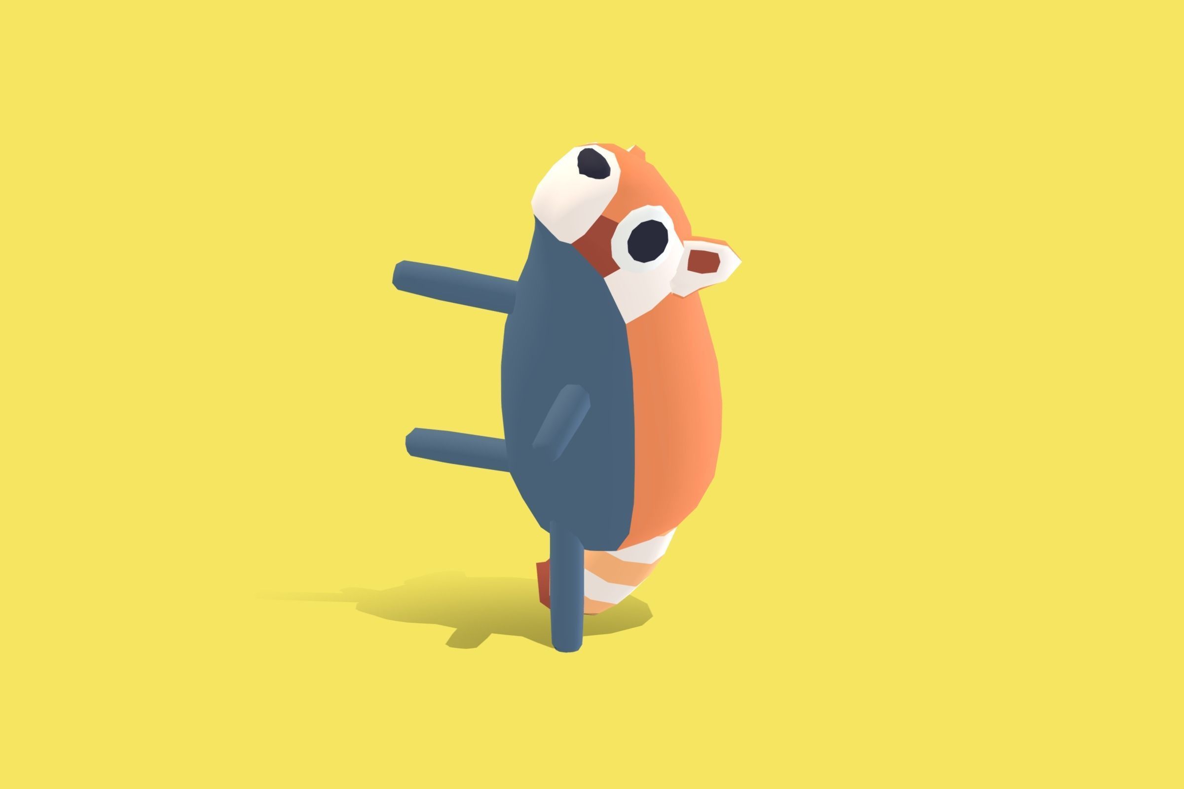 Red Panda - Quirky Series Low-poly 3D model_13