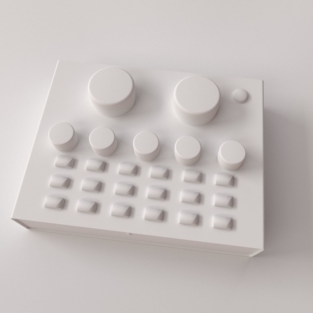 Audio Mixer v2 3D model_3