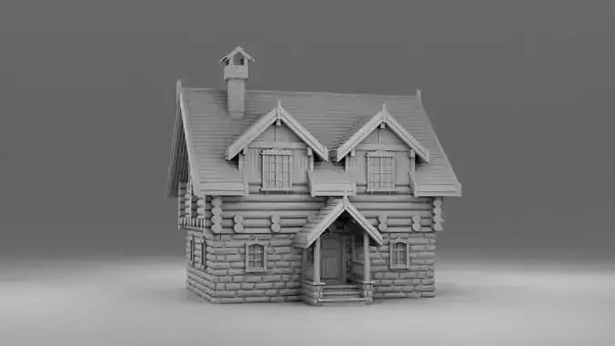Big russian house 3D print model