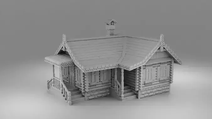 Slavic house 3D print model