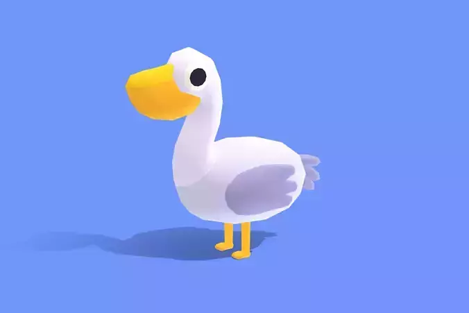 Pelican - Quirky Series Low-poly 3D model