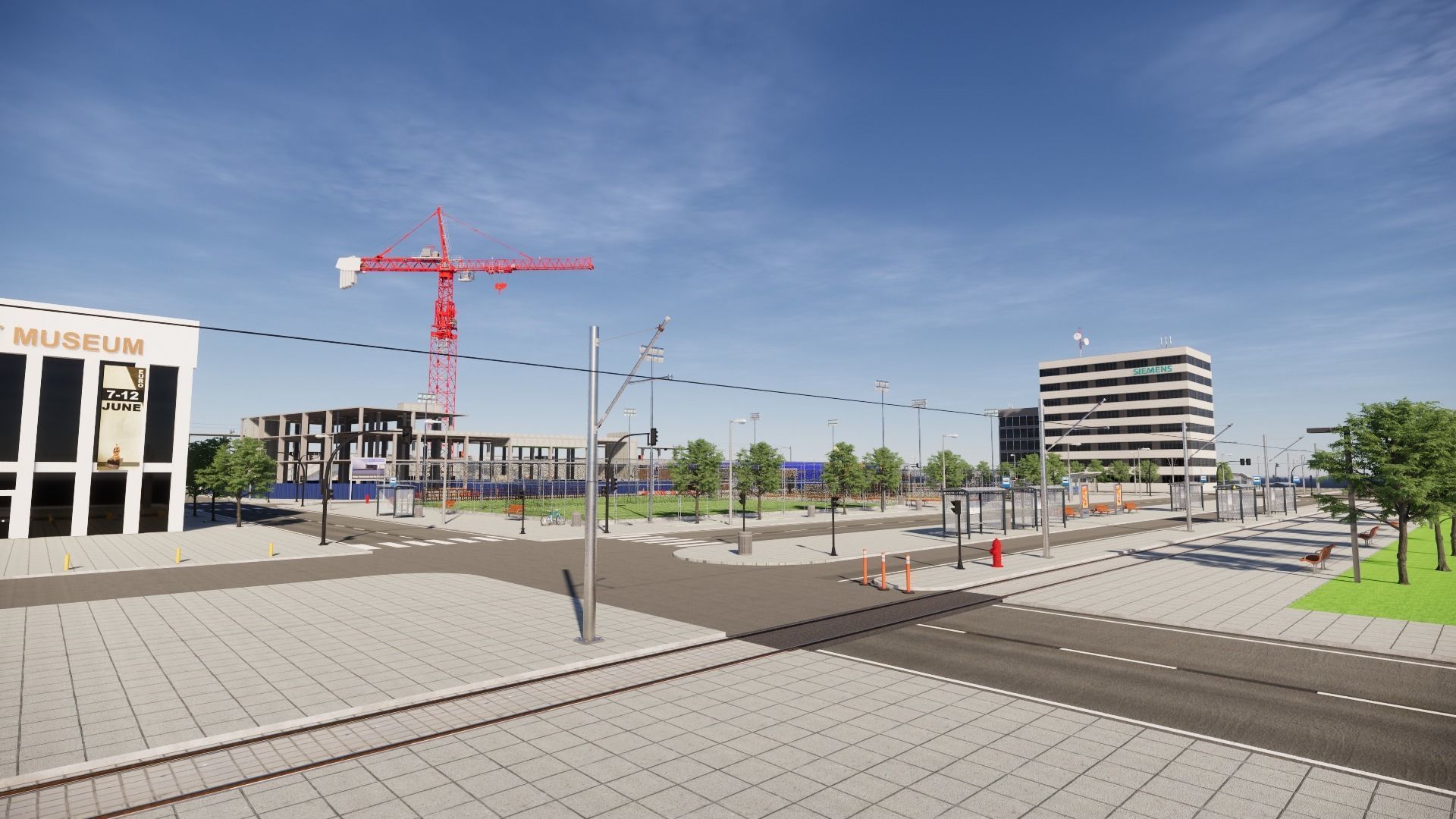 Small European City 3D model_2