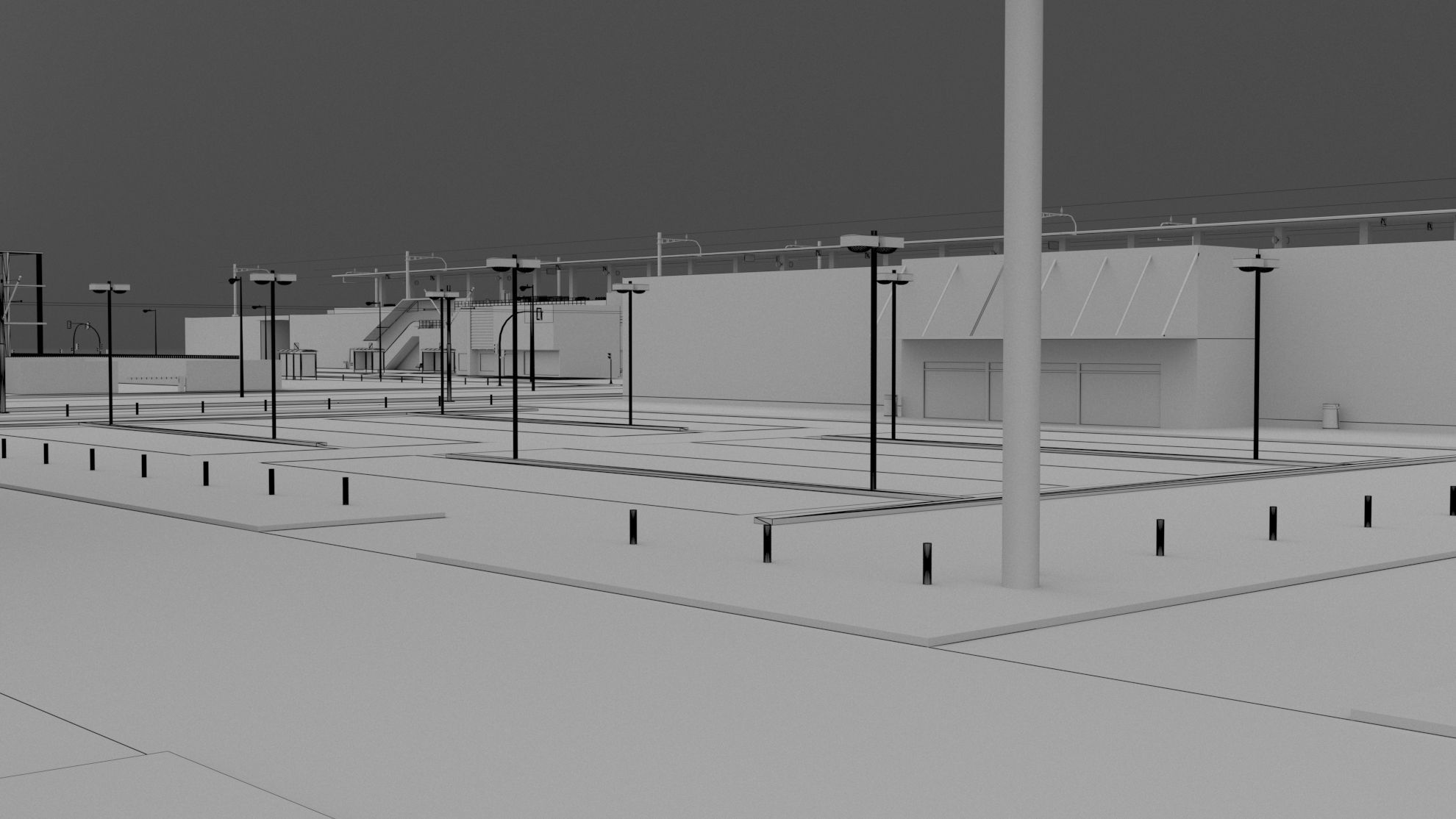 Small European City 3D model_36