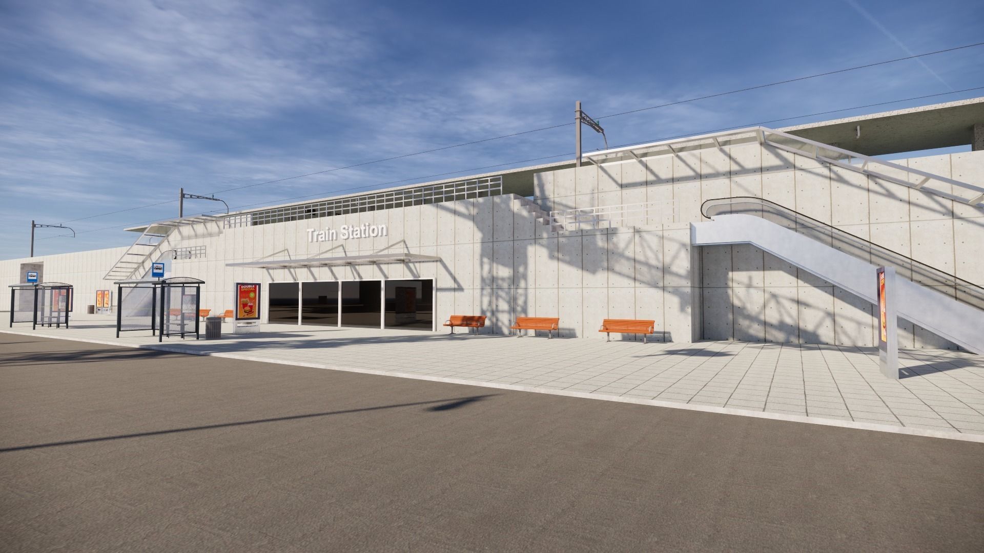 Small European City 3D model_27