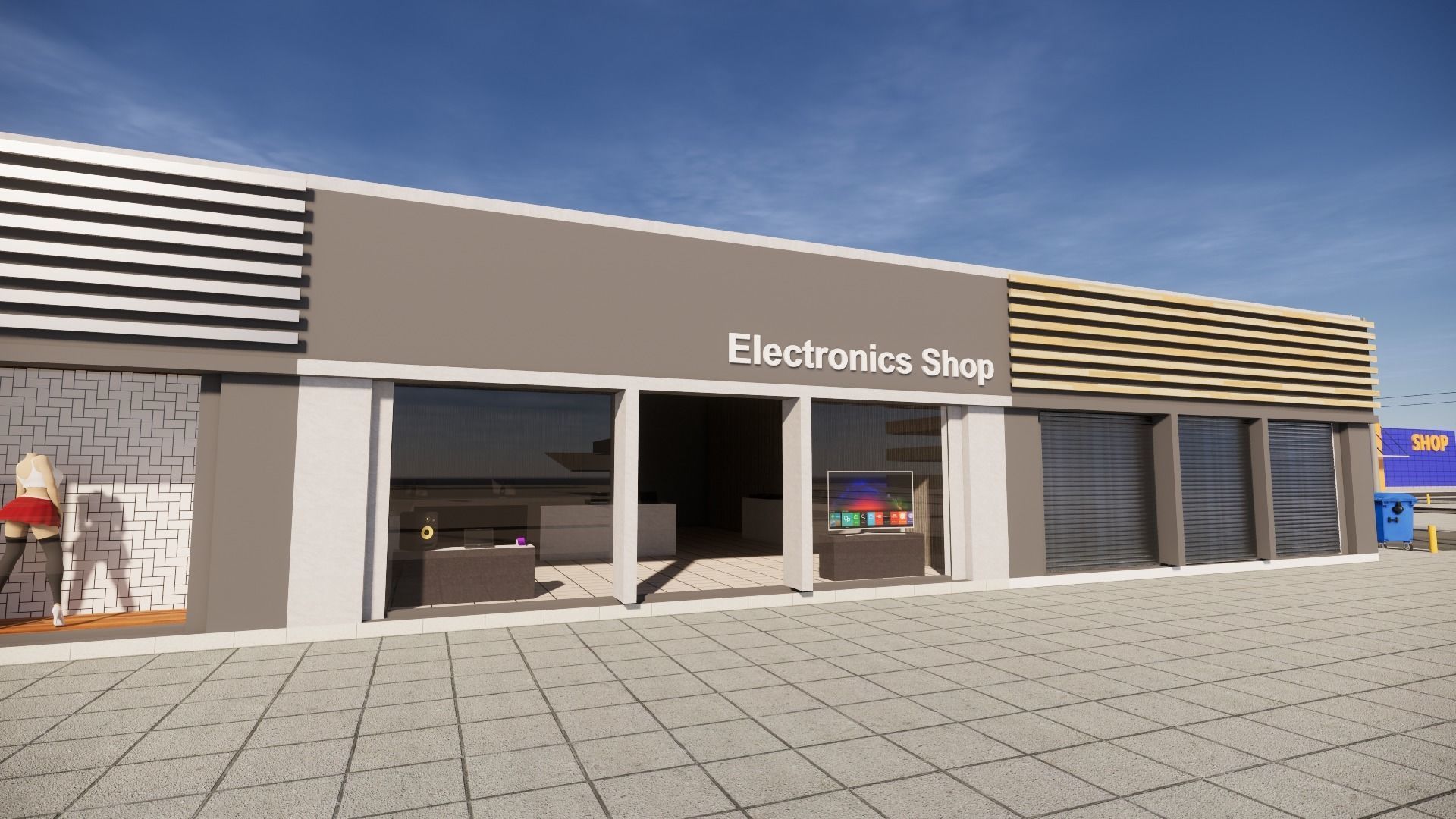 Small European City 3D model_18