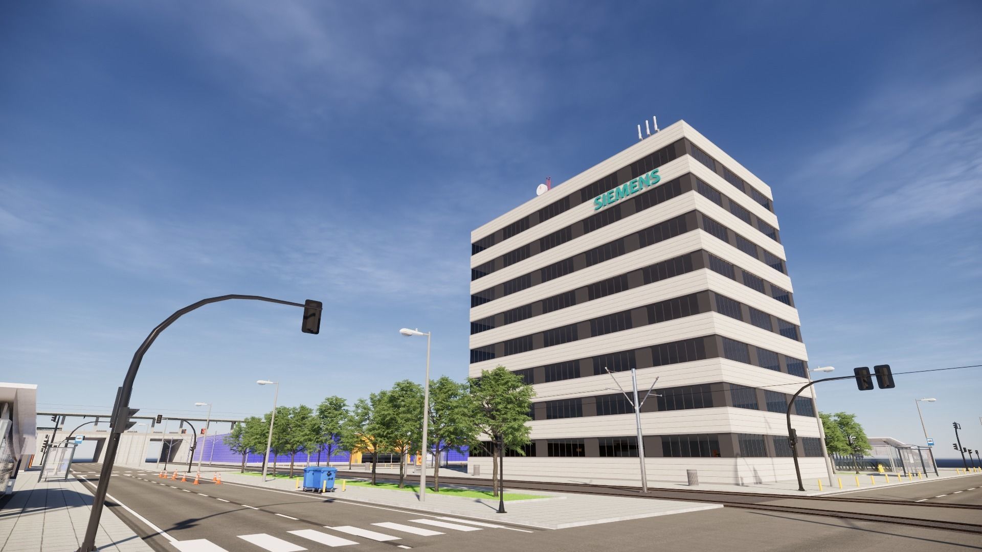 Small European City 3D model_9