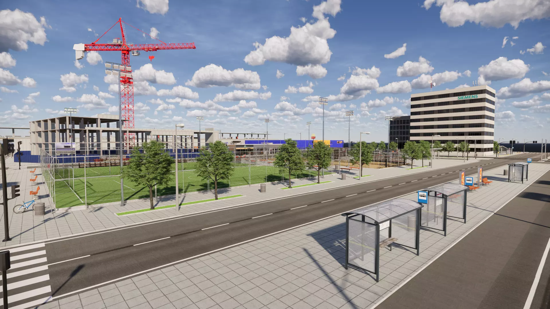 Small European City 3D model_0