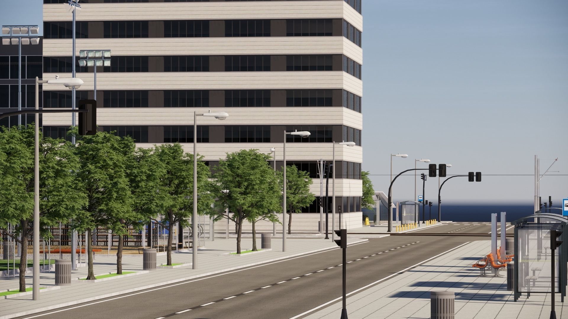 Small European City 3D model_28