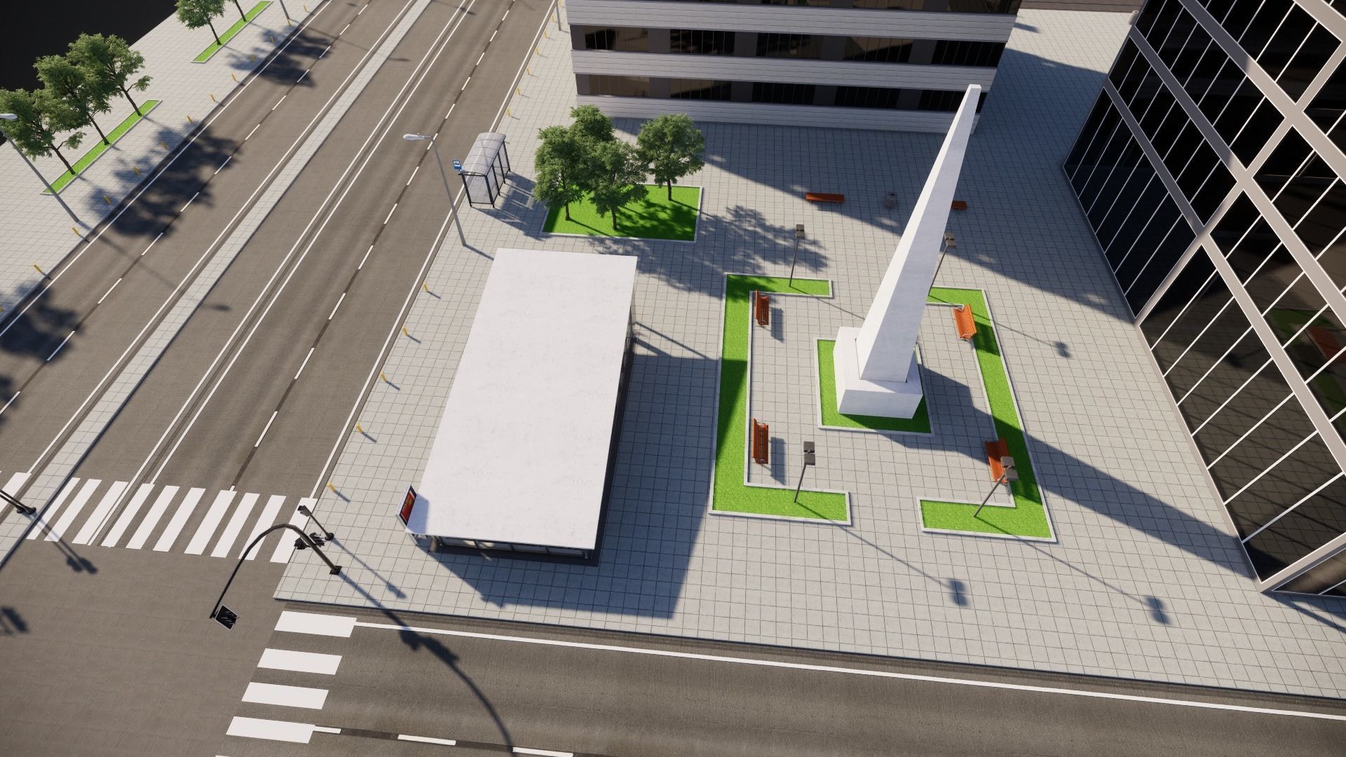 Small European City 3D model_12