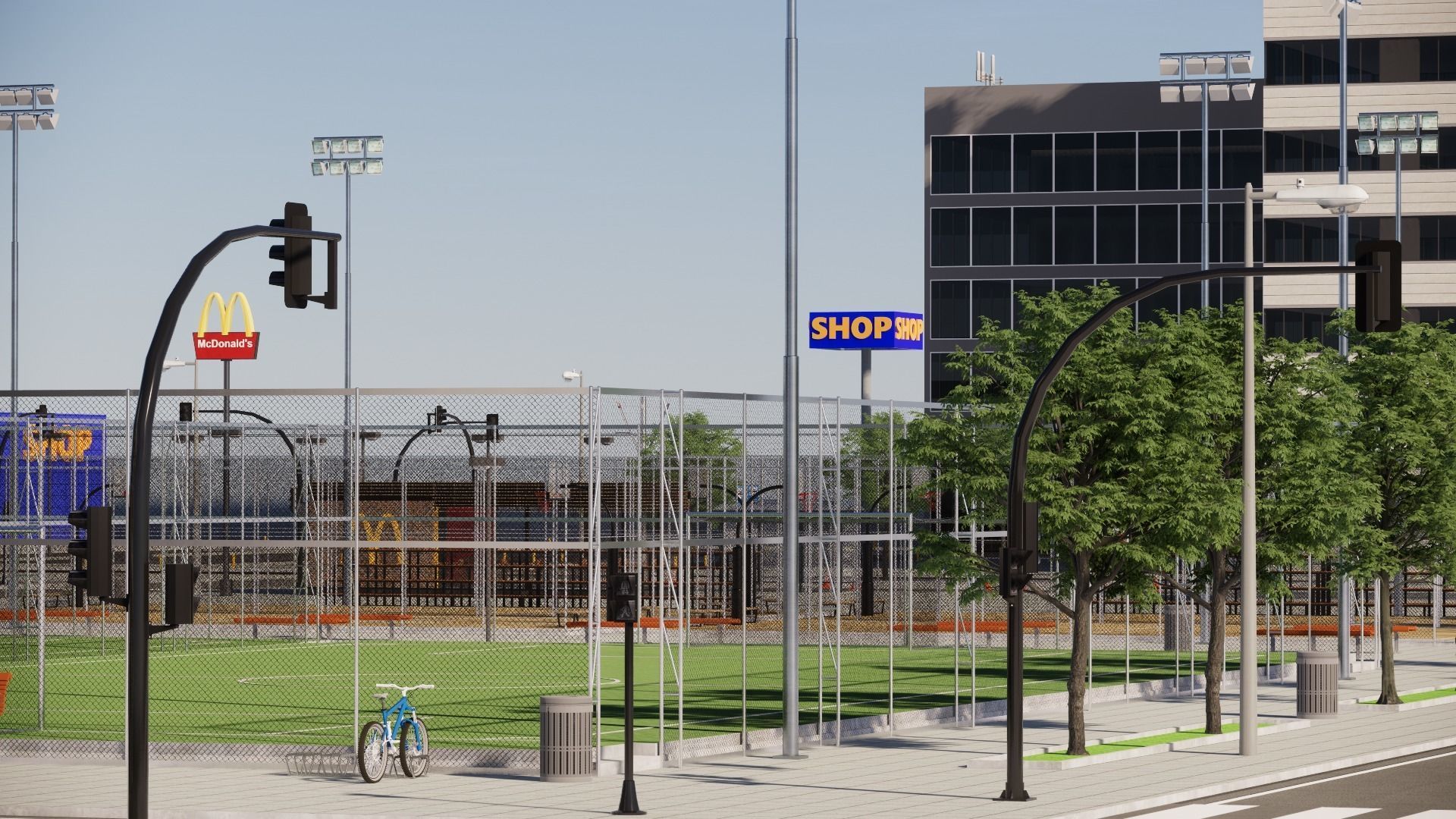 Small European City 3D model_29