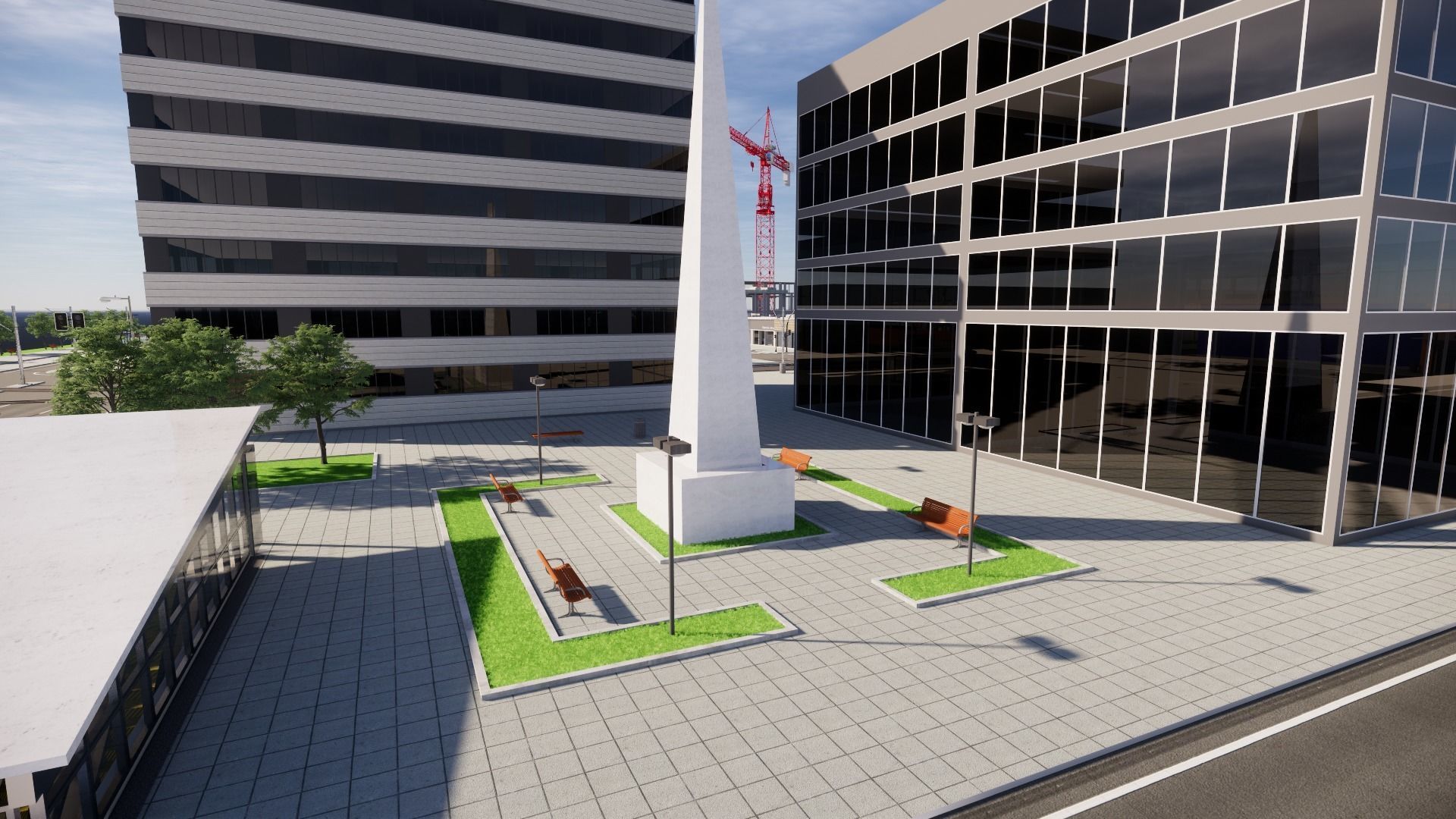 Small European City 3D model_11