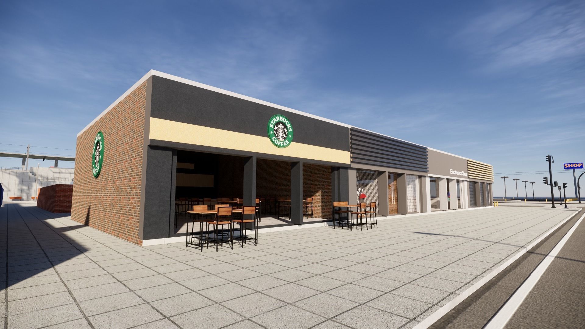 Small European City 3D model_17