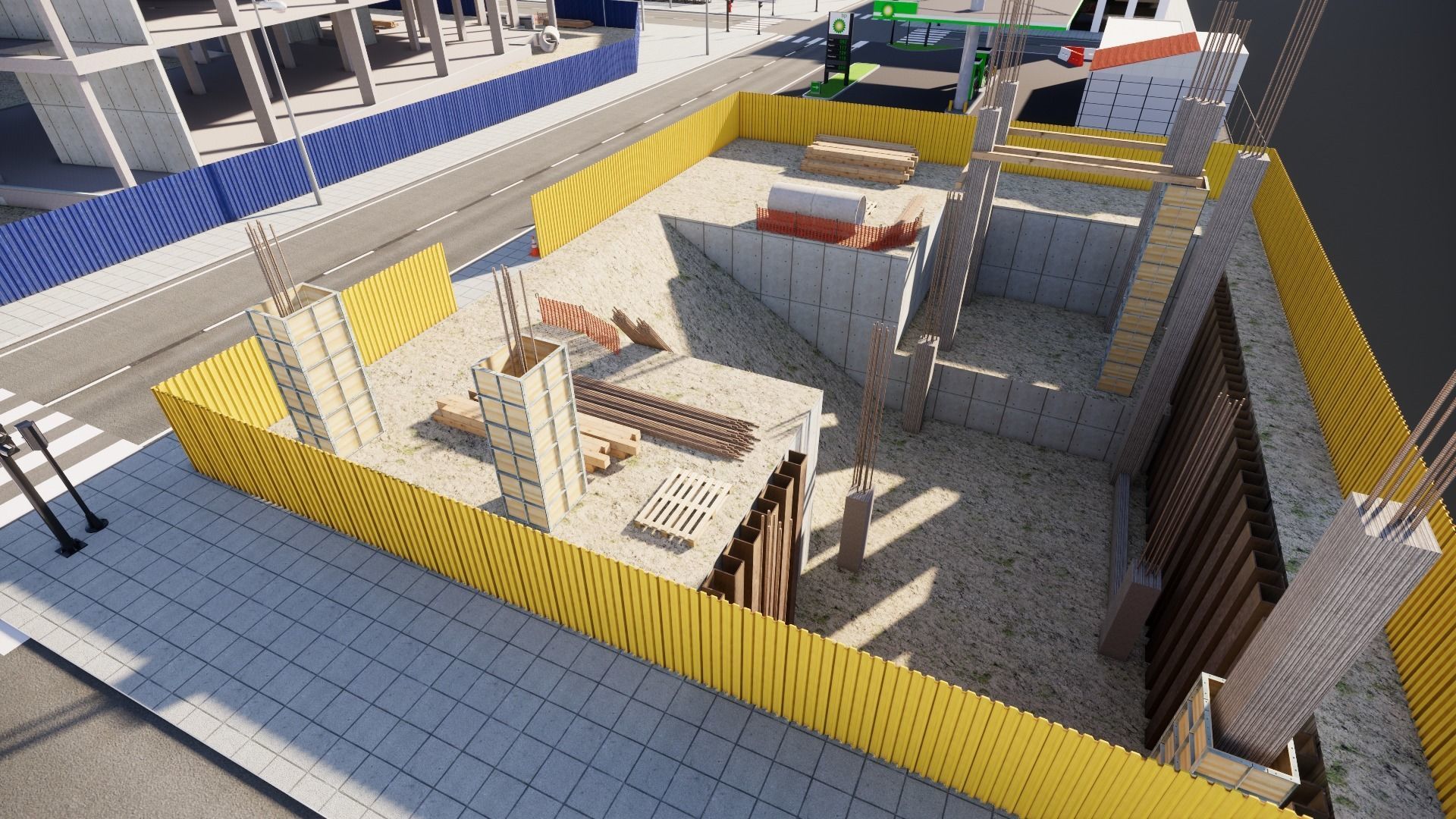 Small European City 3D model_25