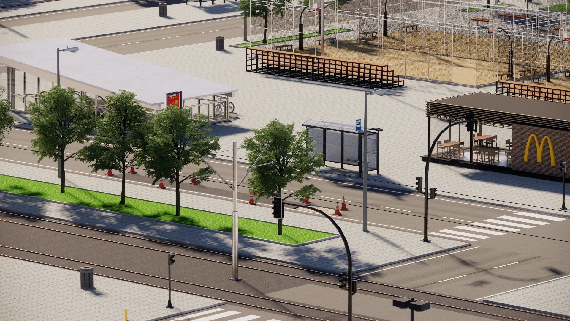 Small European City 3D model_32