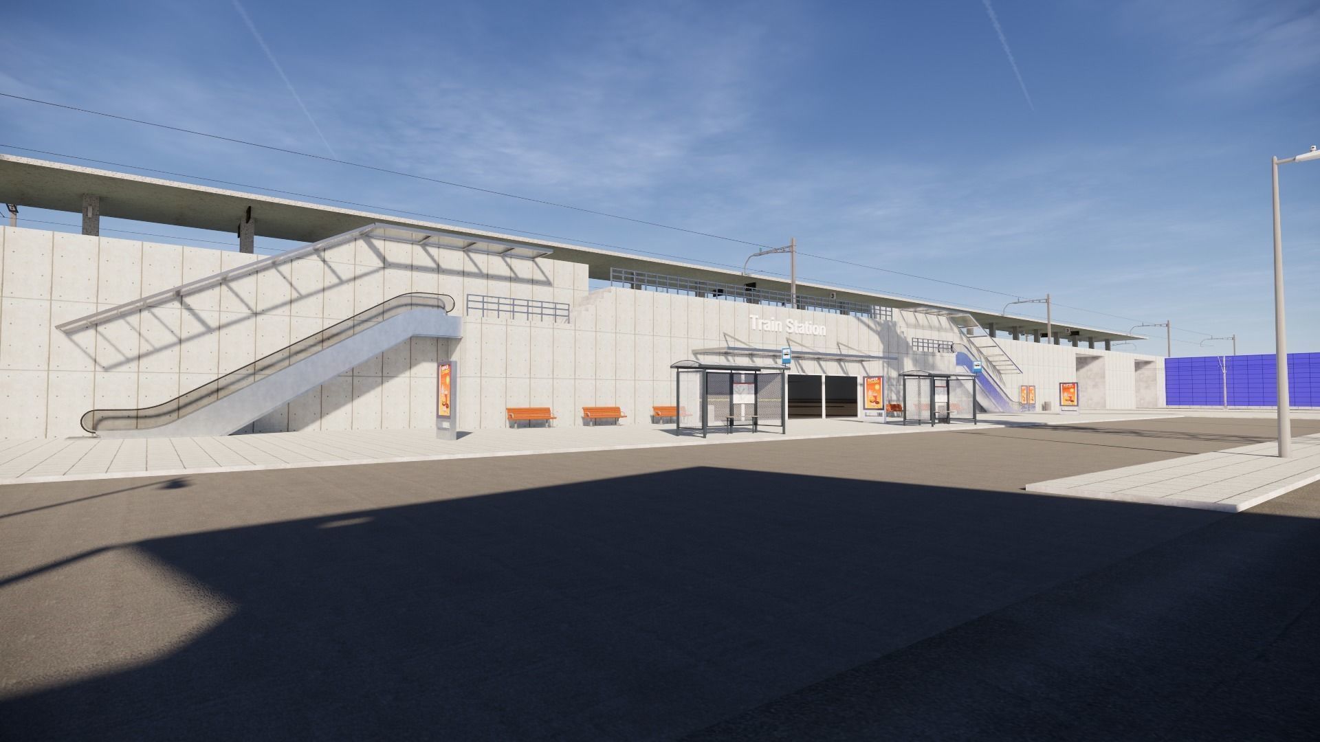 Small European City 3D model_26