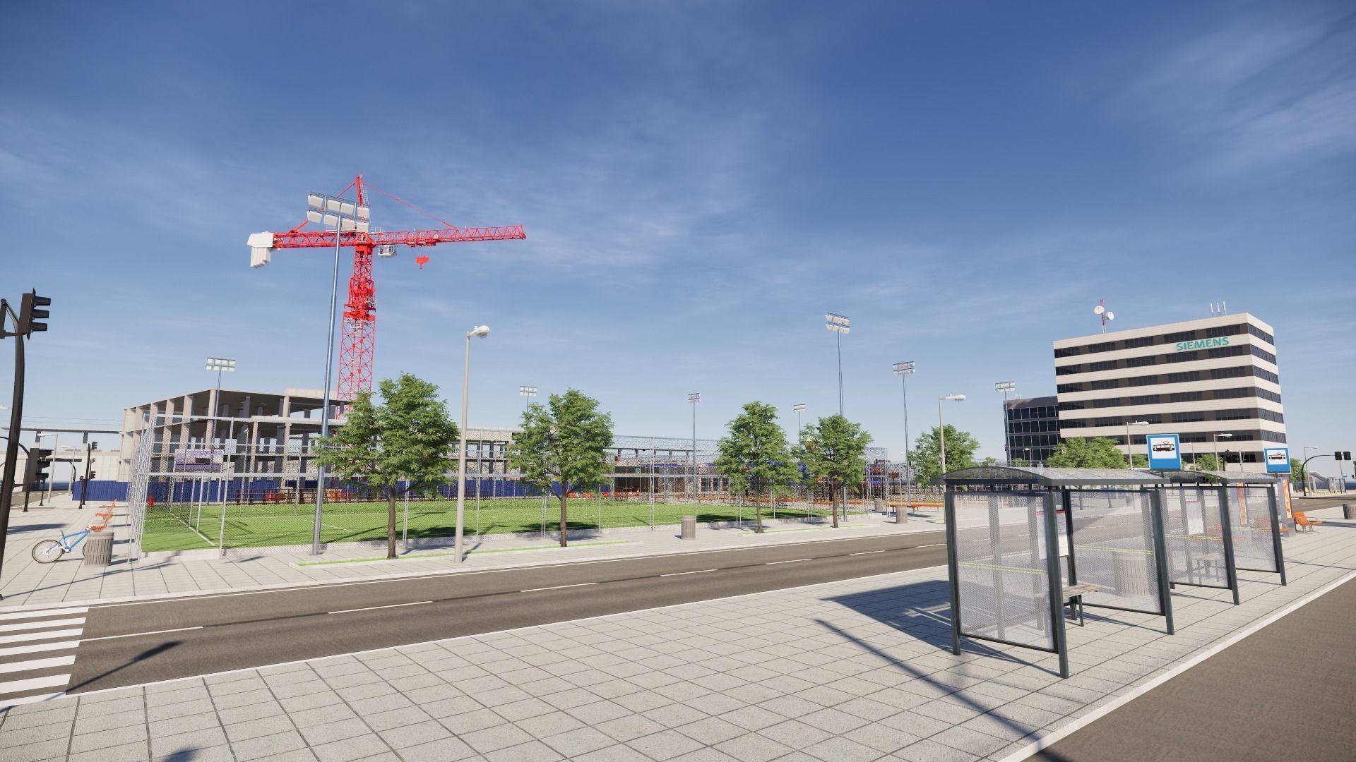 Small European City 3D model_1