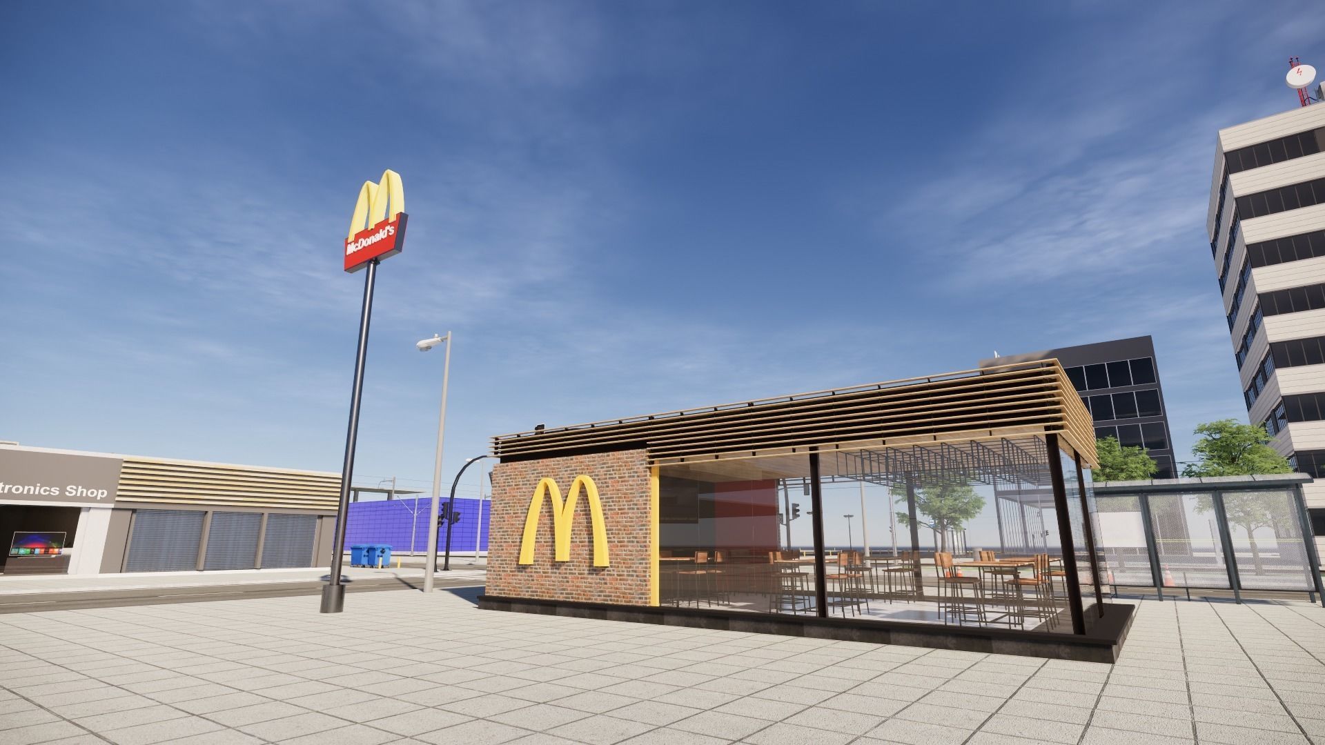 Small European City 3D model_15