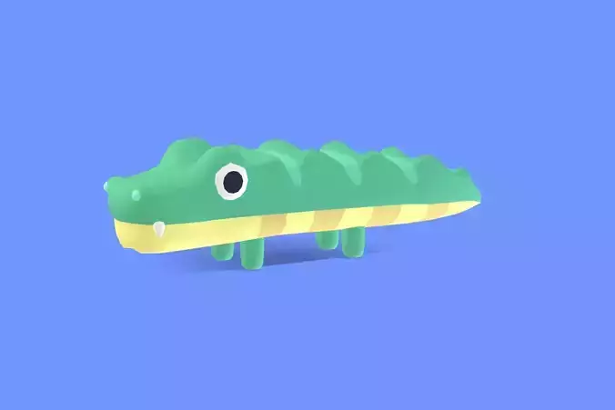 Crocodile - Quirky Series Low-poly 3D model