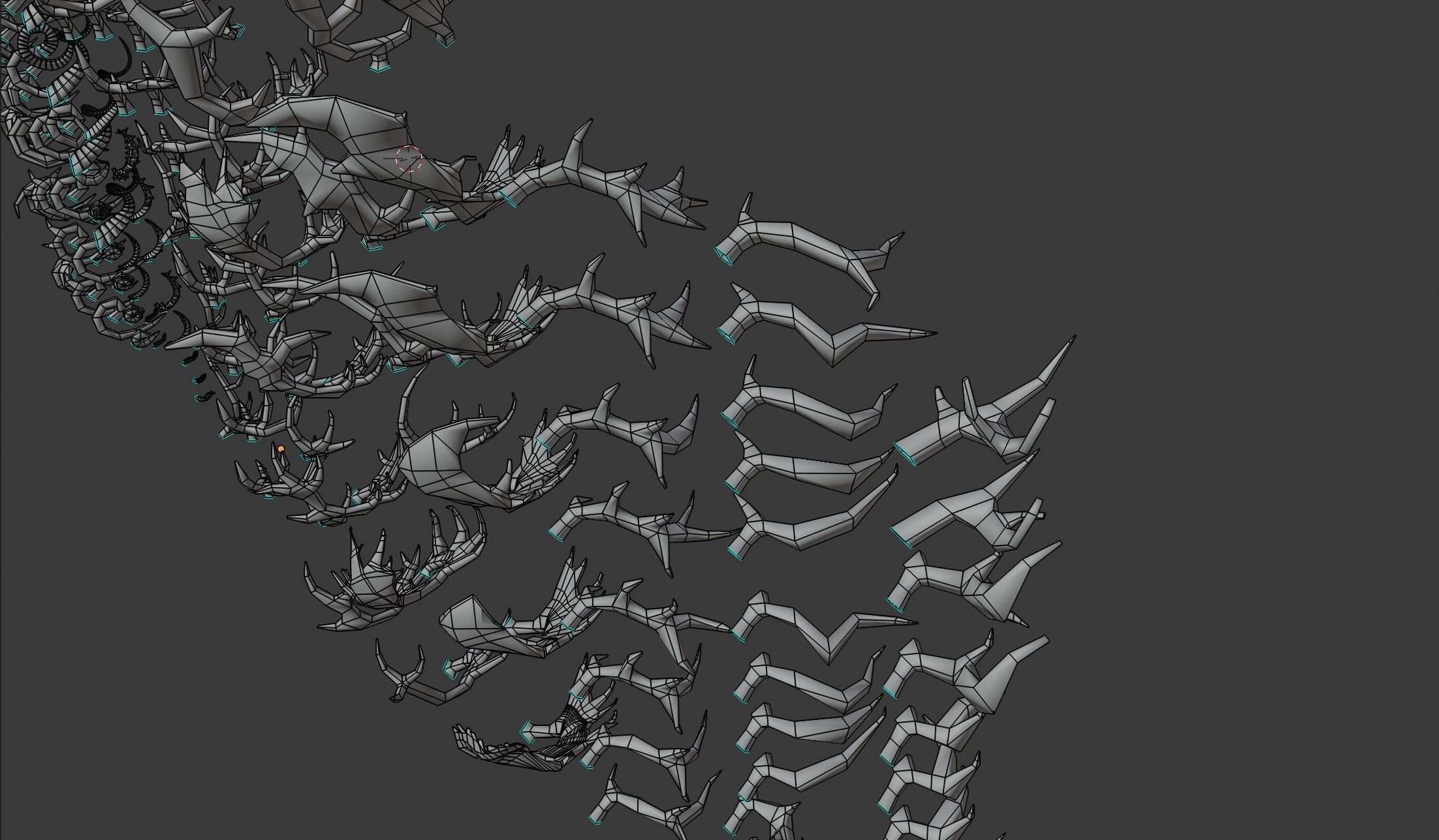 3D Horns - 3D Pack 3D model_5