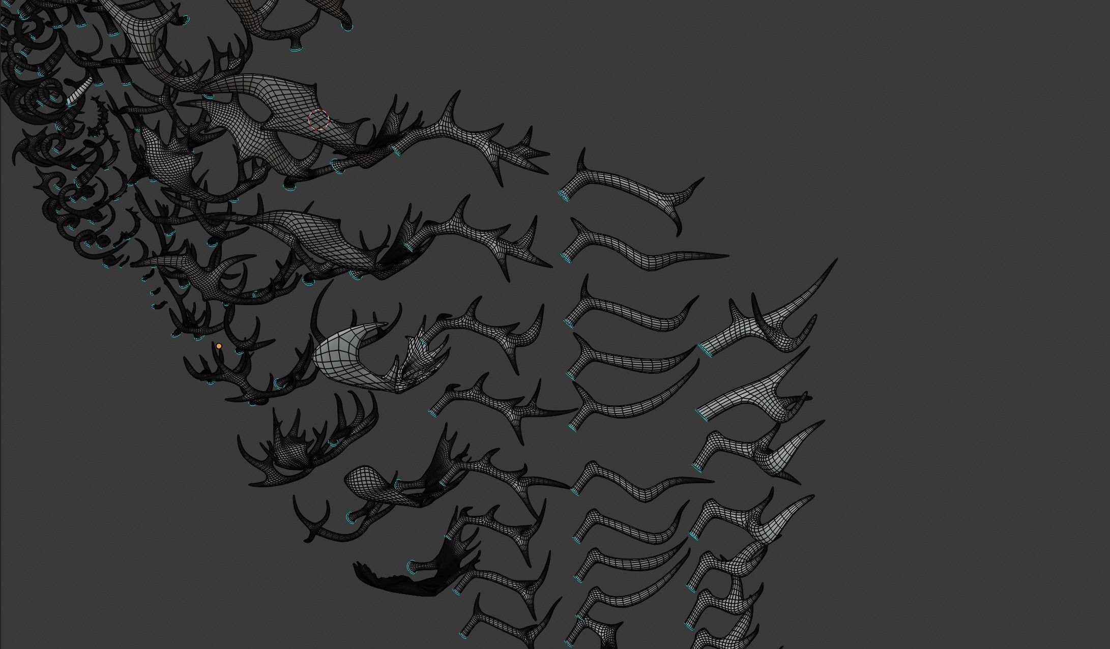 3D Horns - 3D Pack 3D model_4