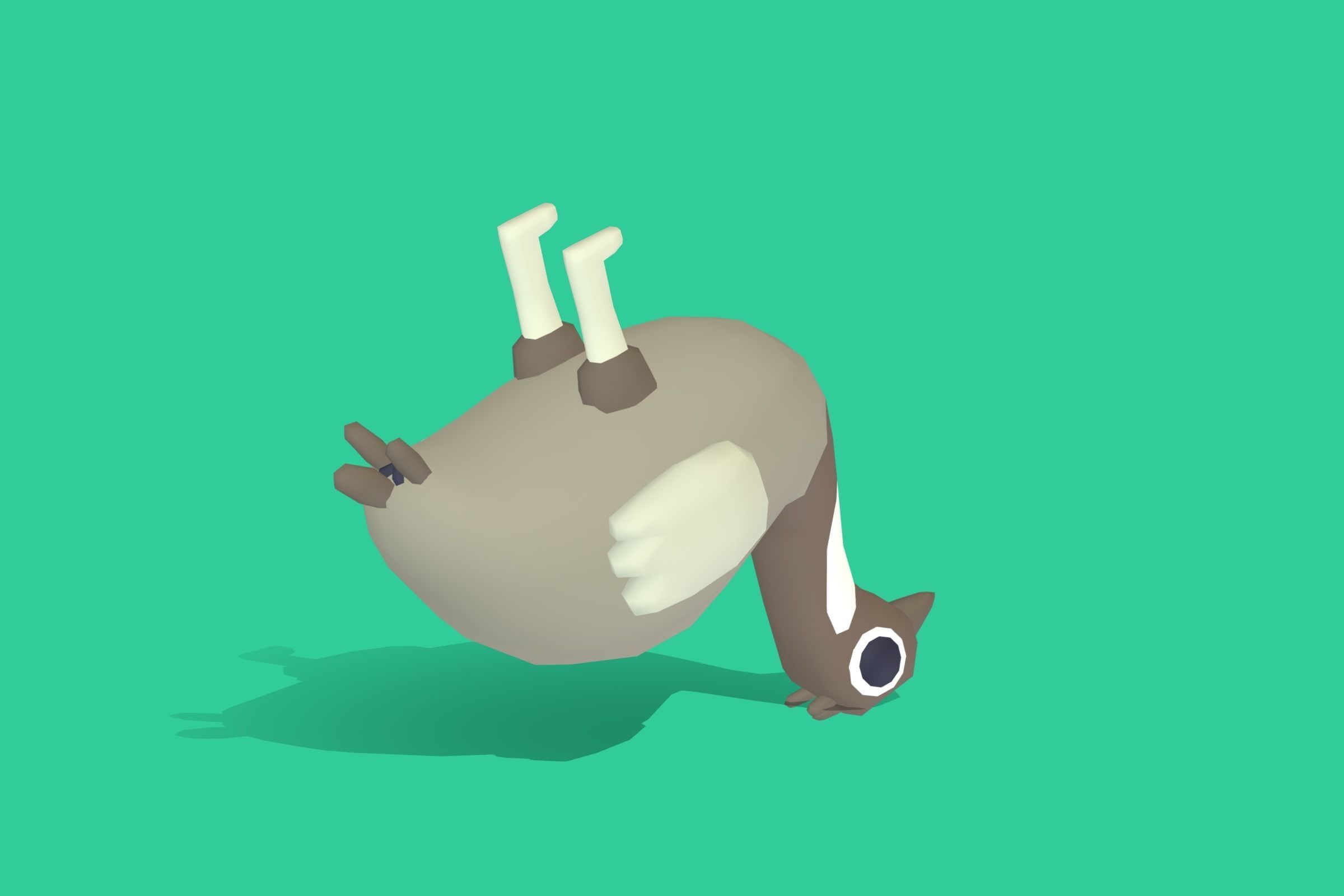 Emu - Quirky Series Low-poly 3D model_12