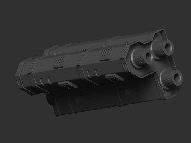 mech craft scifi  robotic alien  3D model