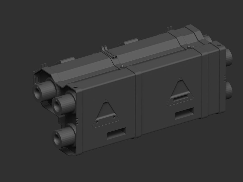 mech craft scifi  robotic alien  3D model_1