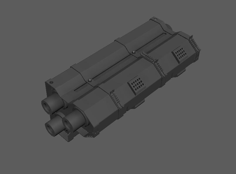 mech craft scifi  robotic alien  3D model_2