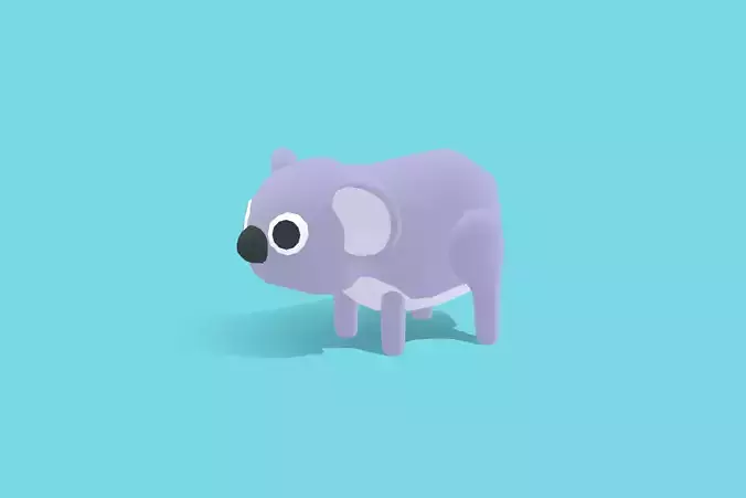 Koala - Quirky Series Low-poly 3D model