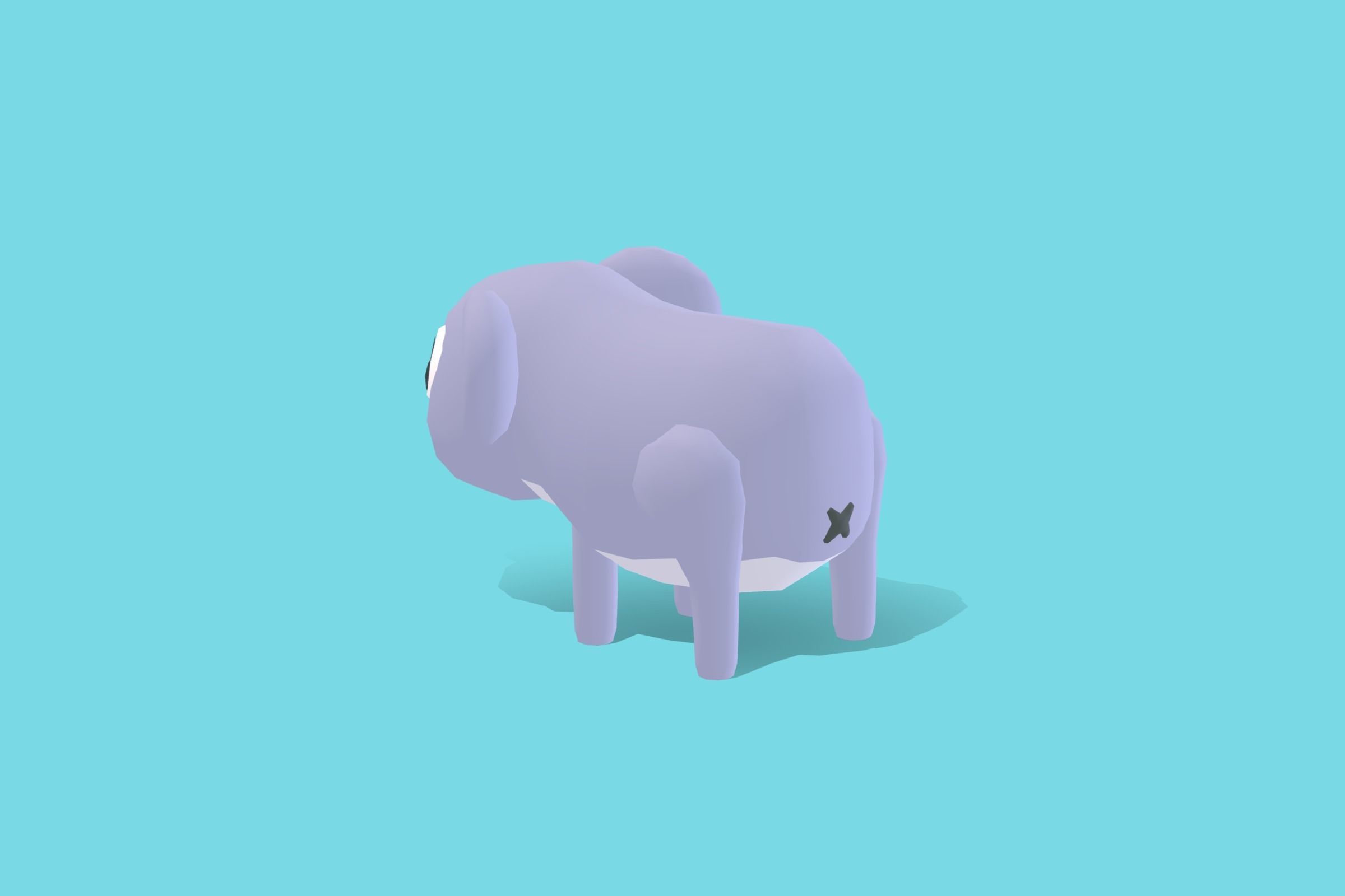 Koala - Quirky Series Low-poly 3D model_1