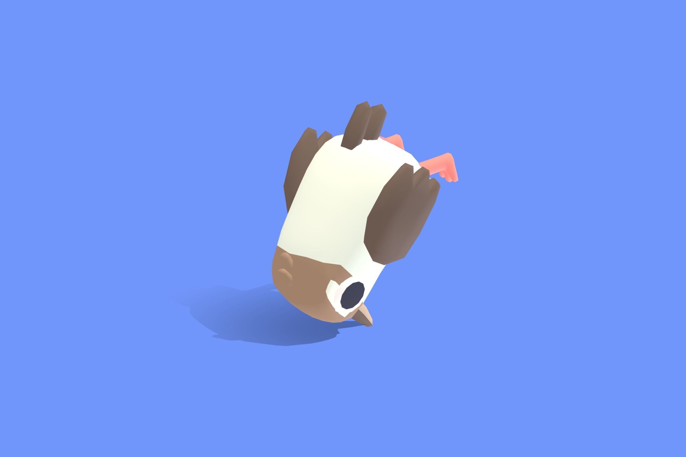 Kookaburra - Quirky Series Low-poly 3D model_5