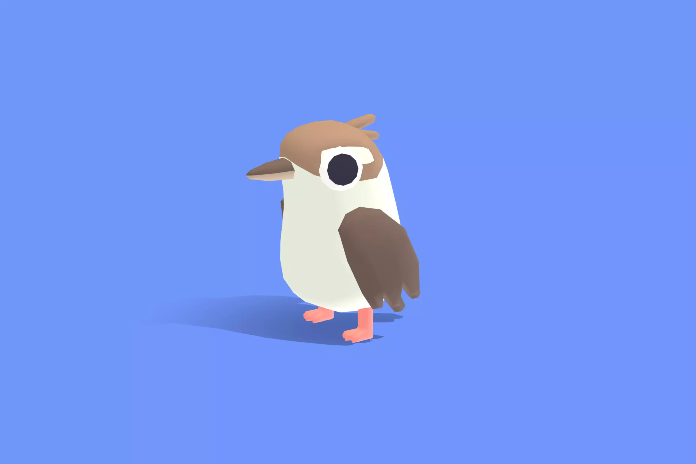 Kookaburra - Quirky Series Low-poly 3D model_0