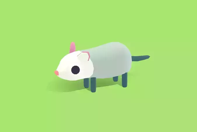 Possum - Quirky Series Low-poly 3D model