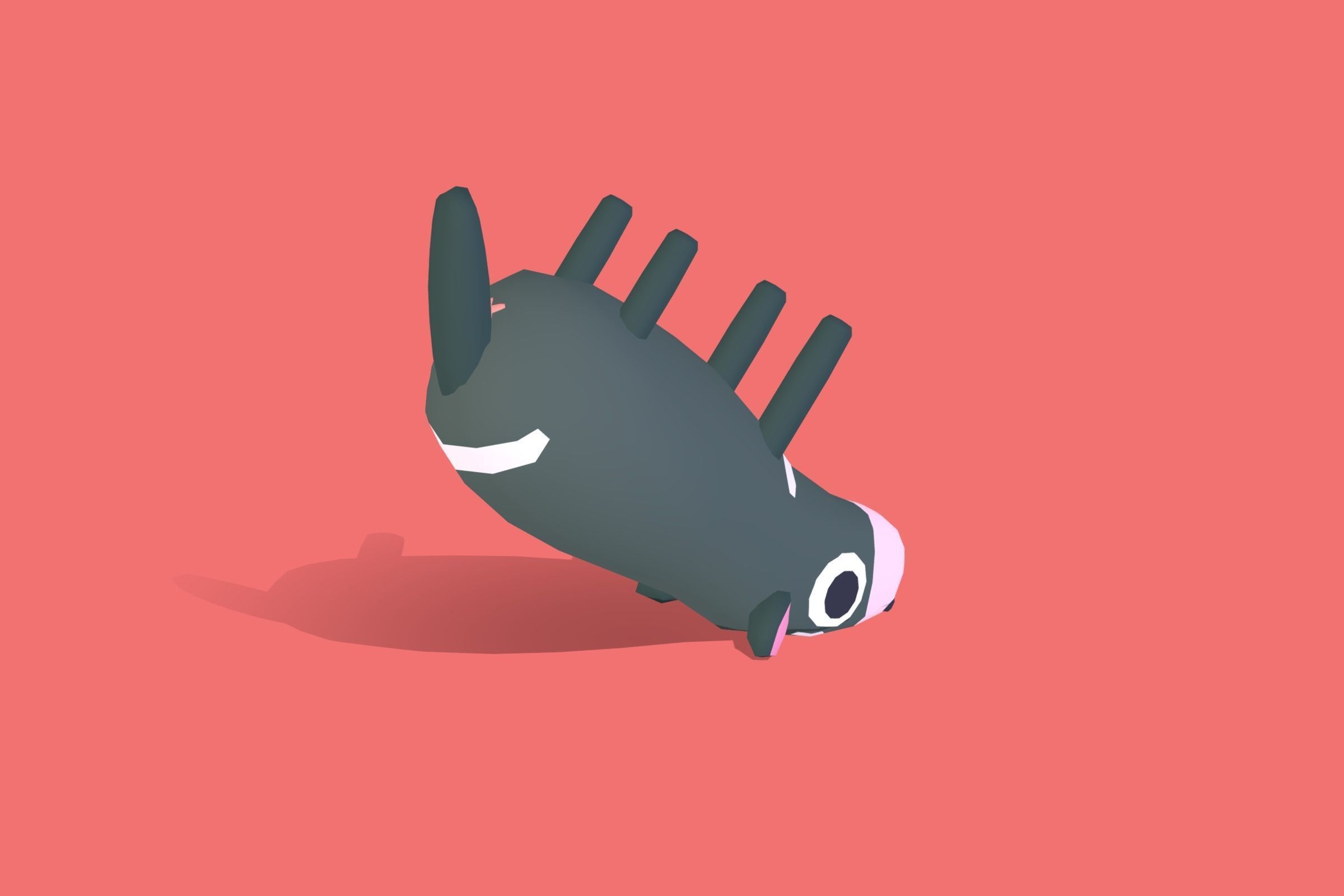 Tasmanian Devil - Quirky Series Low-poly 3D model_8