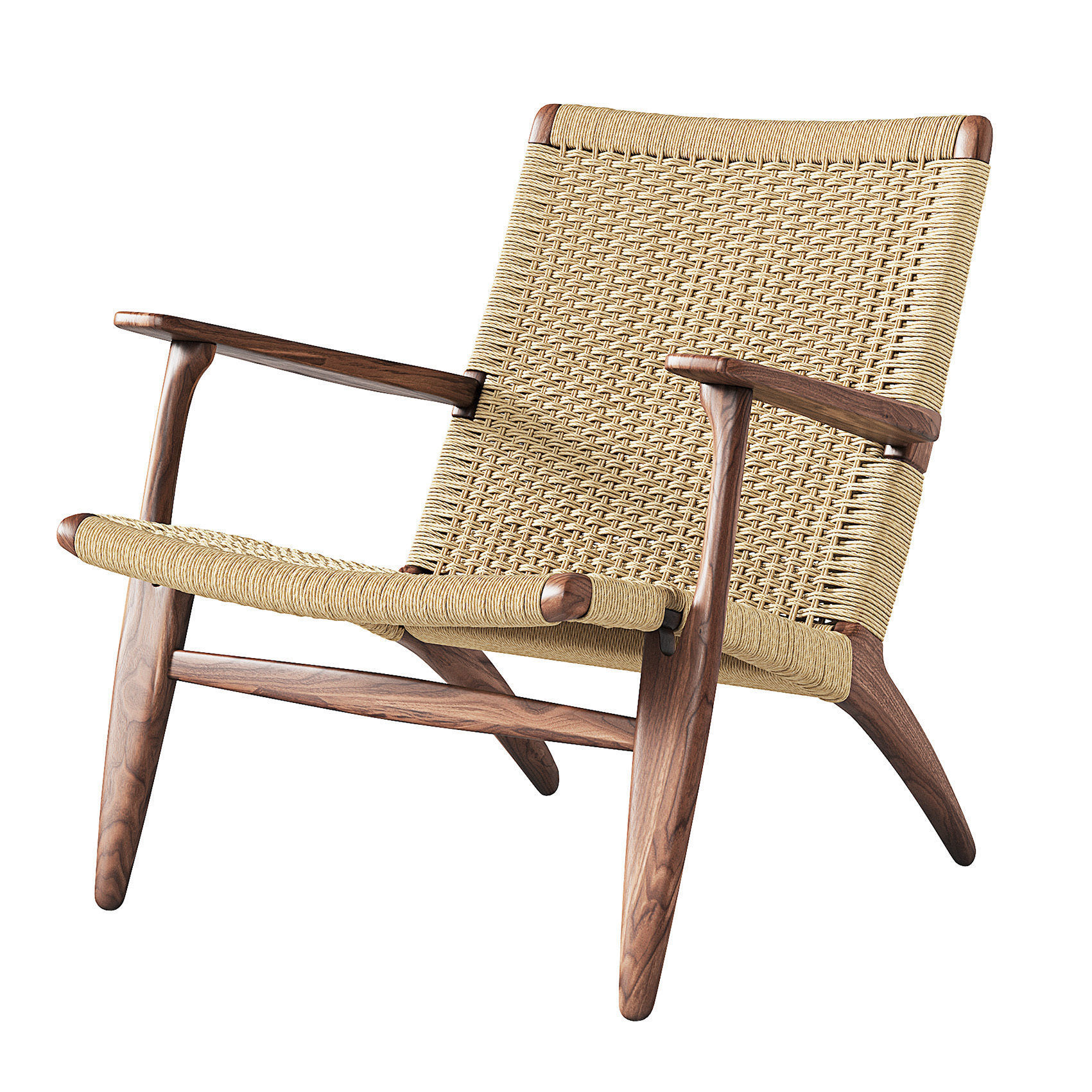 3D CH25 Lounge Chair Carl Hansen CGTrader