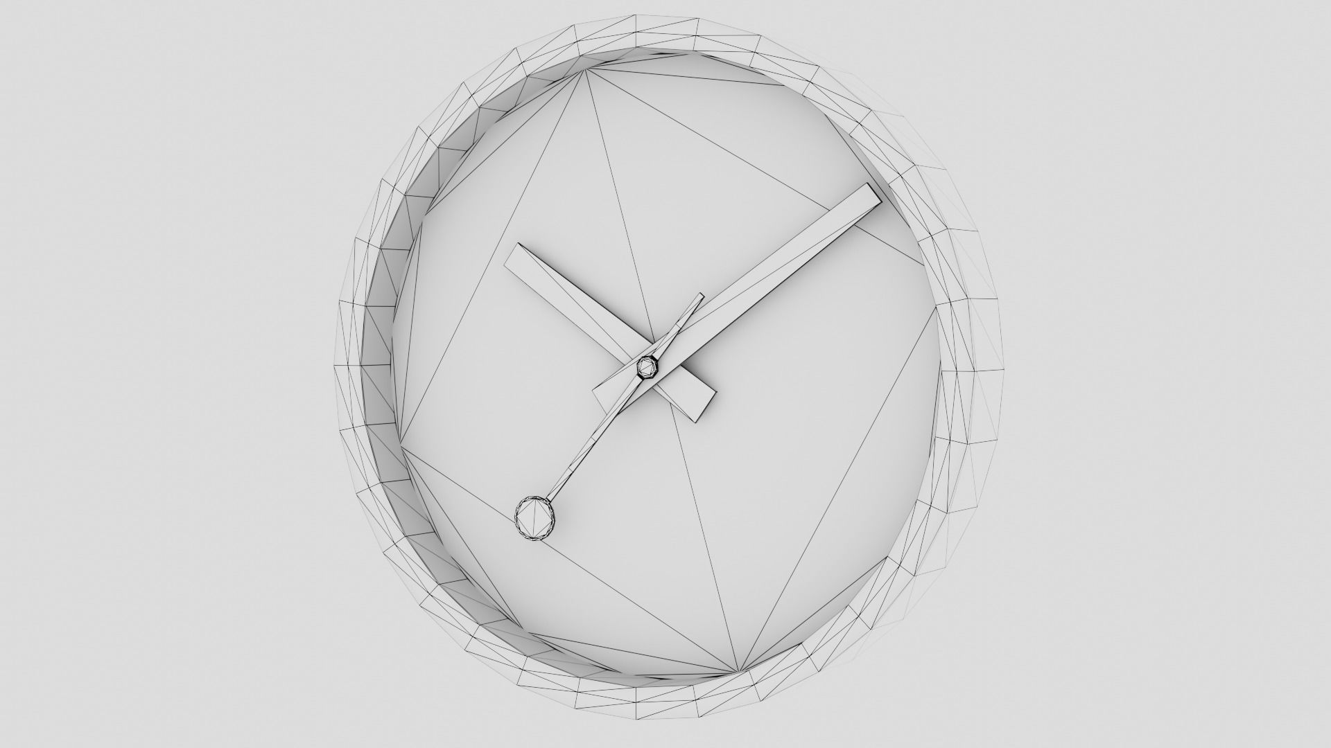 Mondaine STOP2GO swiss wallclock 40cm 3D model_5