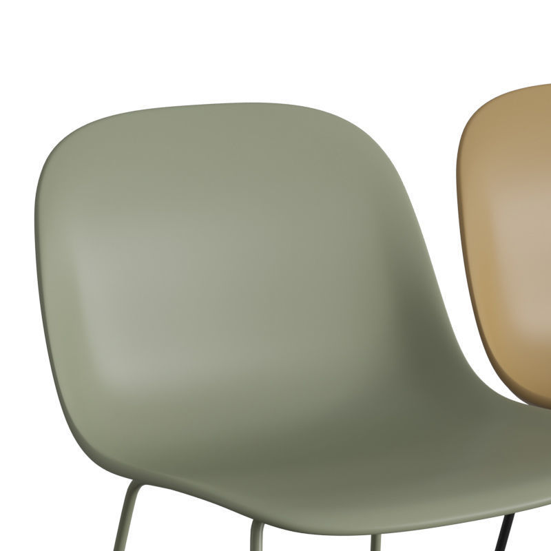 Fiber Side Chair Sled Base 3D model_1