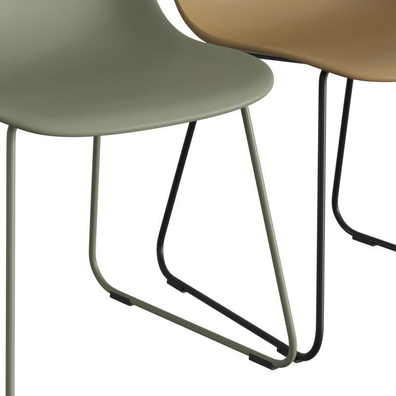 Fiber Side Chair Sled Base 3D model_3