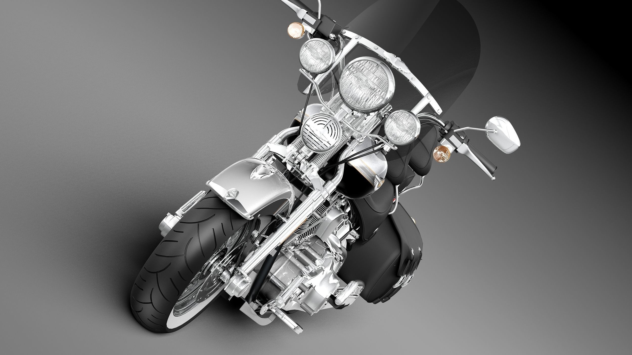 Harley-Davidson Springer FLSTS Heritage 2013 3D model_1