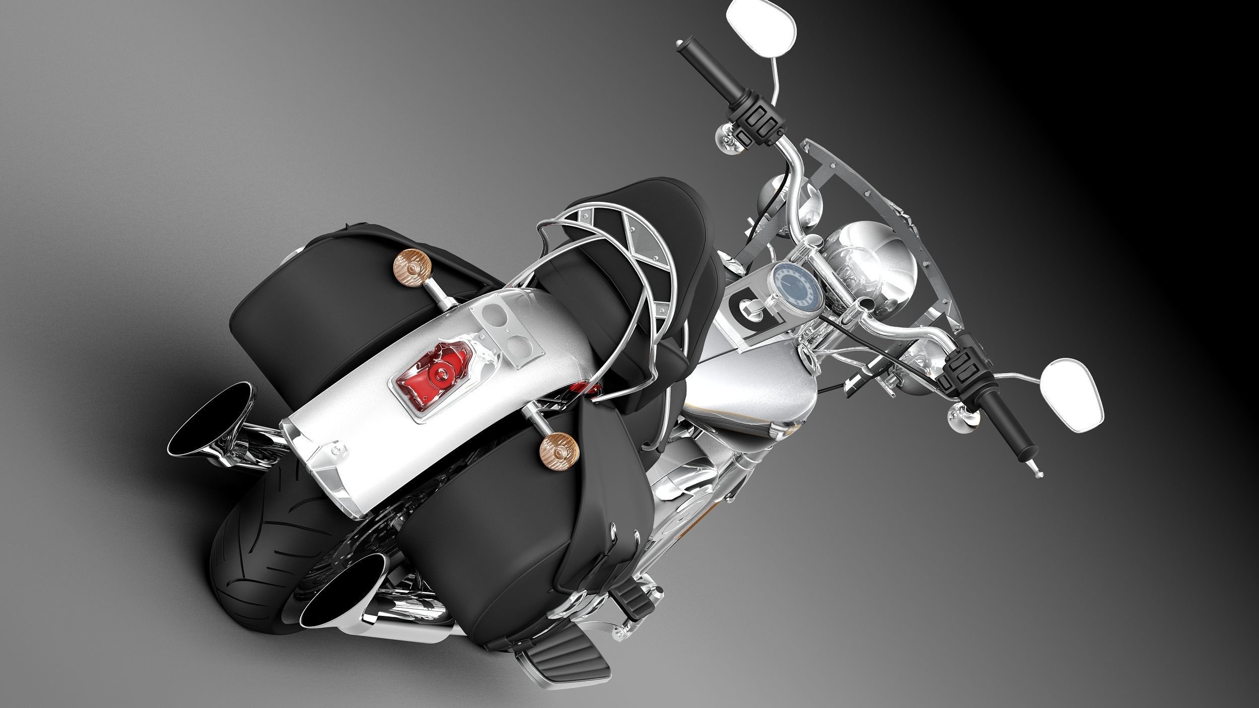 Harley-Davidson Springer FLSTS Heritage 2013 3D model_5